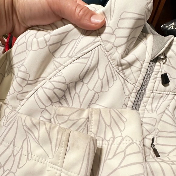 Women’s North Face Soft Shell Windbreaker Jacket white Size S - Picture 4 of 5